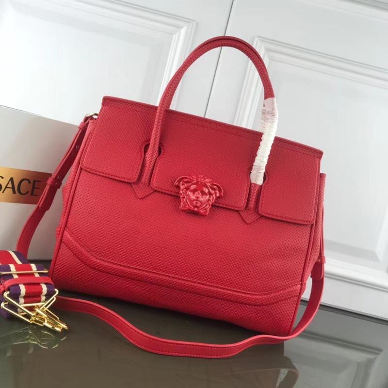 Versace Chain Handbags DBFF453 full skin drilling red